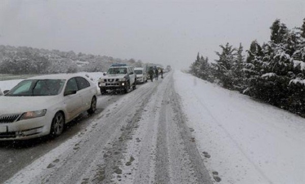 Plusieurs routes coupées à la circulation suite aux chutes de neige