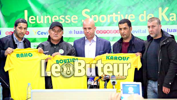 JSK : Bouzidi, Karouf et Raho présentés !