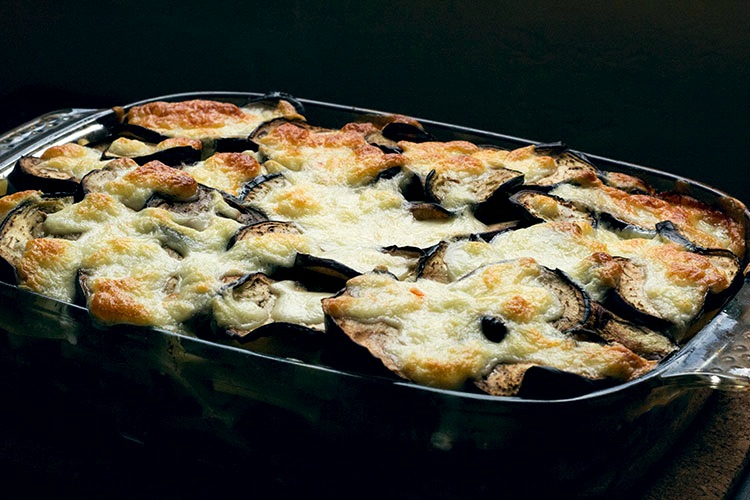 Recette Gratin pennes – aubergines-poulet