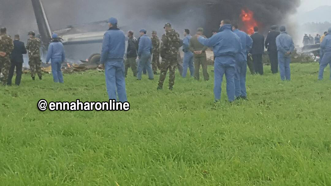 En direct: Crash d’un avion militaire à Boufarik