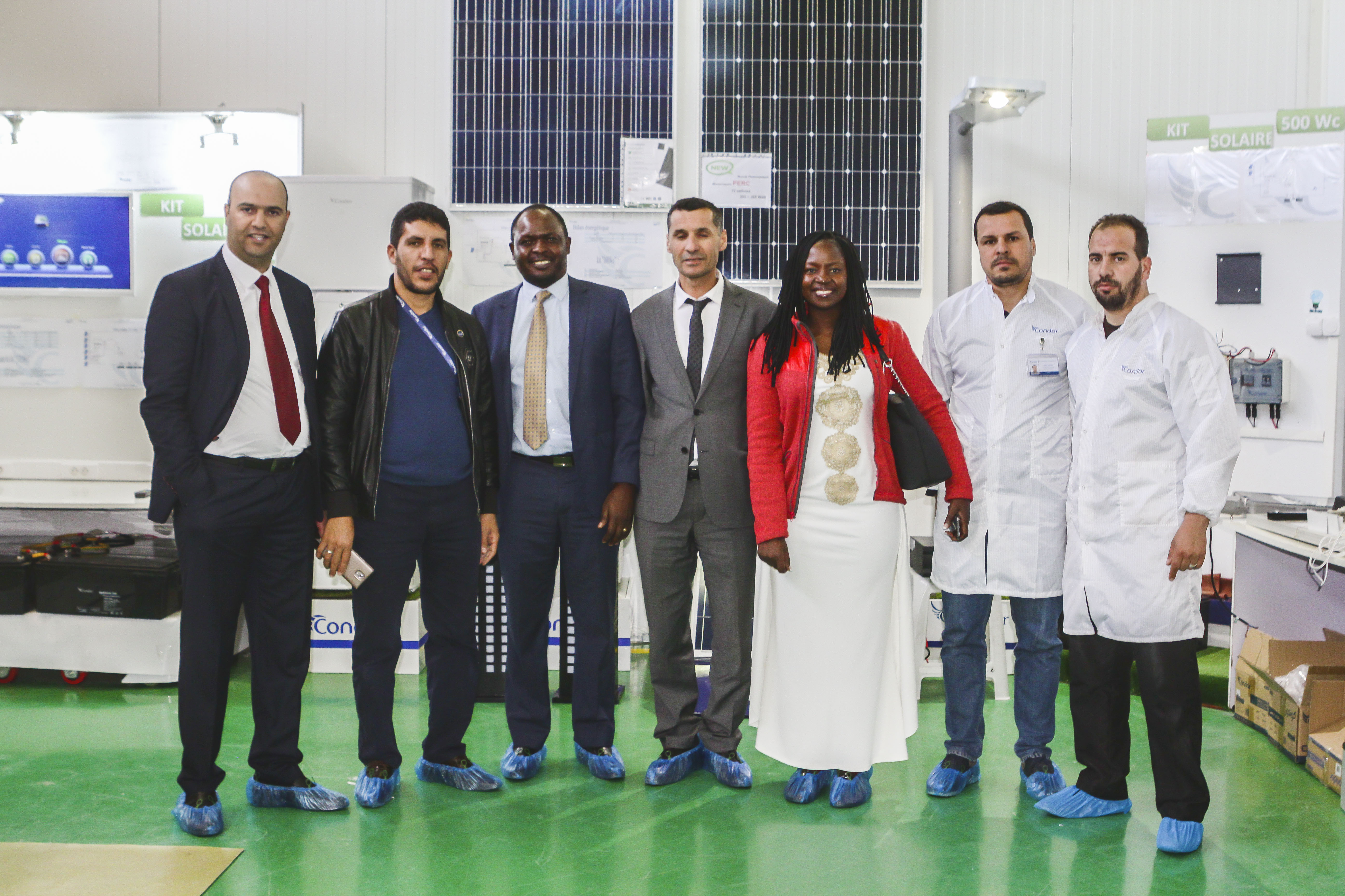 L’ambassadeur de l’Ouganda en visite aux usines du groupe Condor.