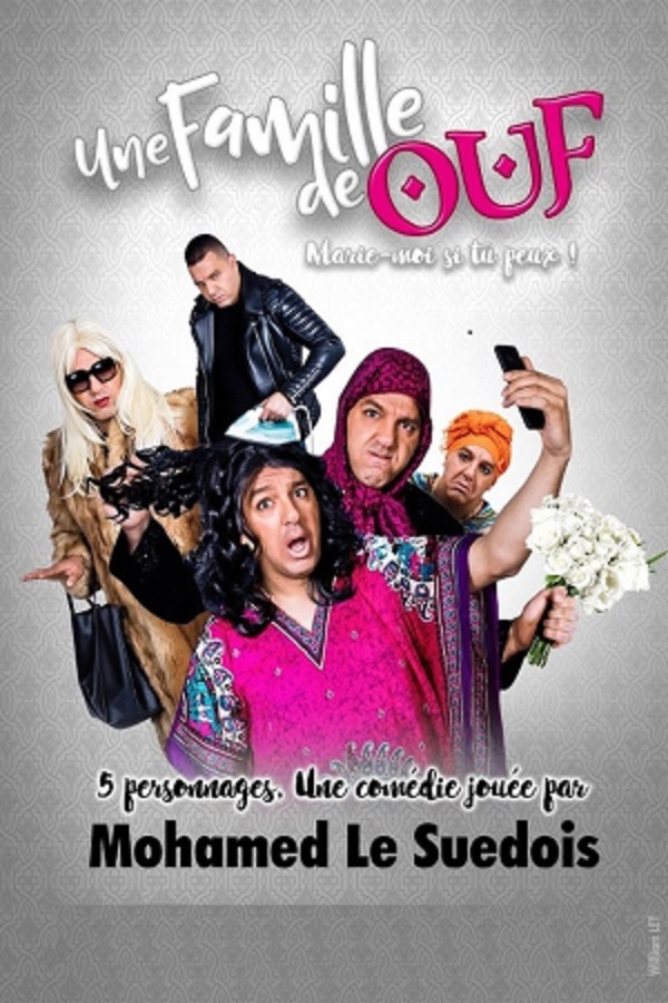 Mohamed le Suédois revient sur la scène algérienne pour son spectacle « Une Famille de Ouf » au TNA d’Alger le Jeudi 03 Mai 2018 à 20h00.