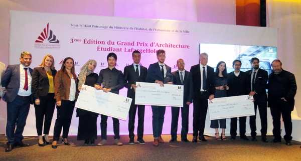 Cérémonie de récompense des lauréats du Grand Prix d&rsquo;Architecture Étudiant LafargeHolcim 2018
