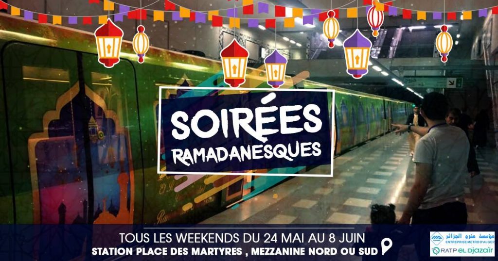 Divertissement: Soirées culturelles au métro d’Alger