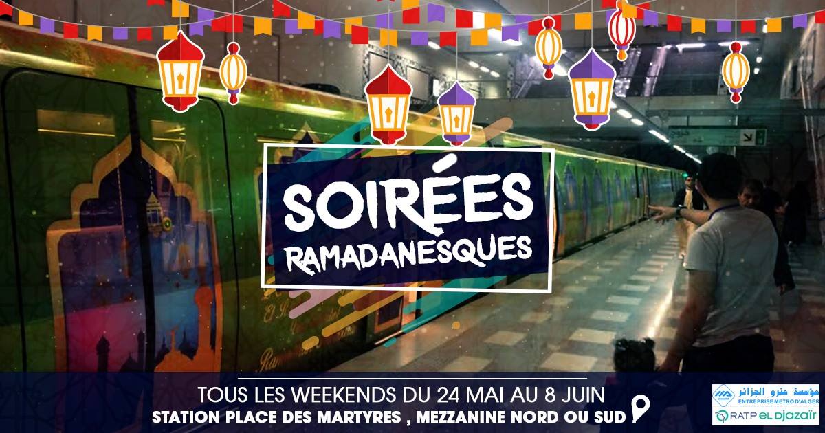 Divertissement: Soirées culturelles au métro d’Alger