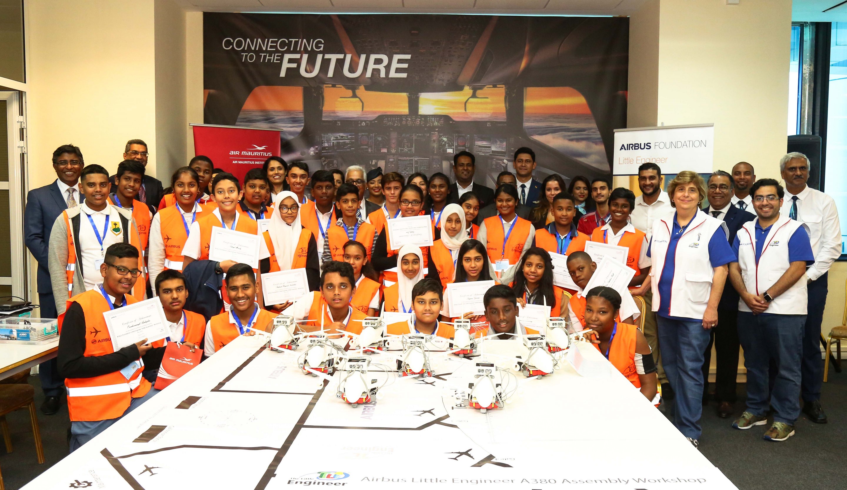 L’Institut Air Mauritius et la Fondation Airbus s’associent pour inspirer la prochaine génération d’innovateurs