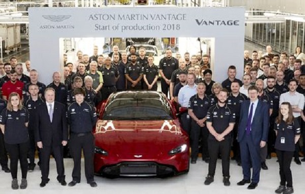 Aston Martin : Début de production pour la nouvelle Vantage
