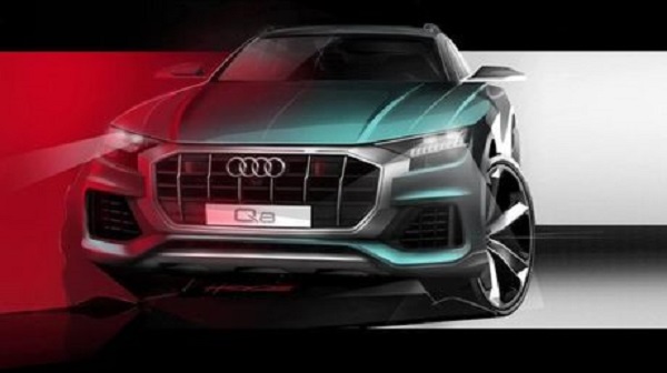 Audi : Nouveau sketch de l’Audi Q8