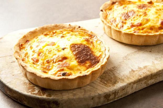 Quiche lorraine au fromage