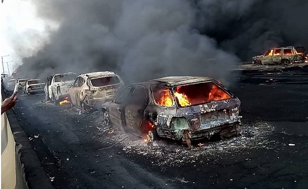 Nigeria: Un camion-citerne explose à Lagos, 9 morts au moins et 54 véhicules incendiés