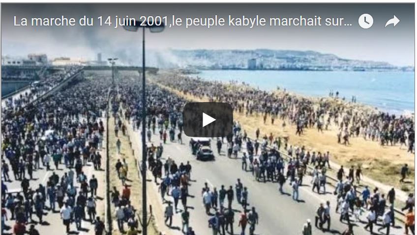 Vidéo: 14 juin 2001, la marche historique des arouch sur Alger