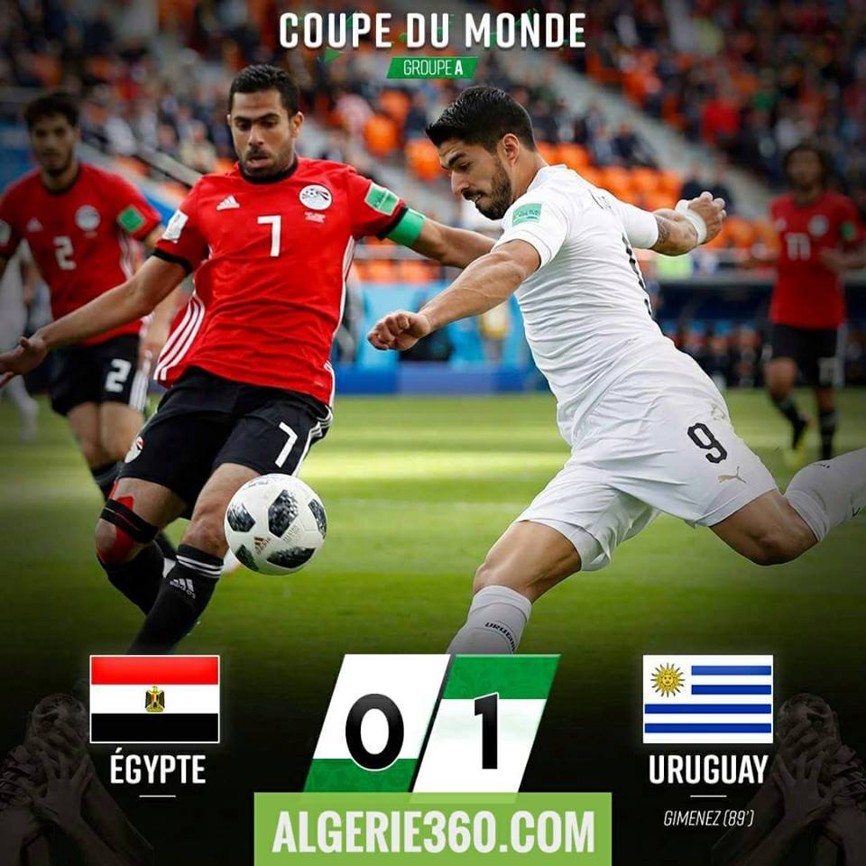 CdM 2018: Gimenez assomme l&rsquo;Egypte !