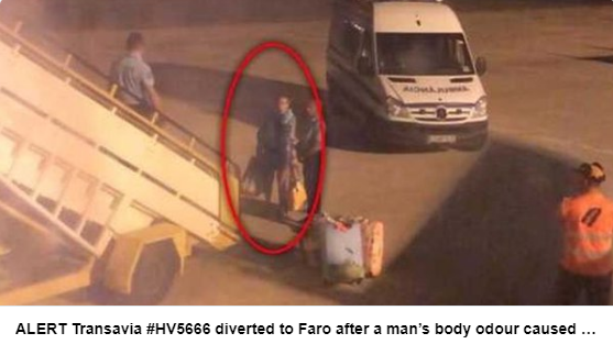 L’odeur d’un passager force un avion à atterrir d’urgence !