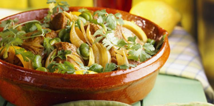 Recette: Mijoté d&rsquo;agneau aux artichauts et citrons confits