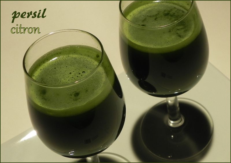 Préparation de la semaine: Sirop au citron et au persil contre les calculs rénaux