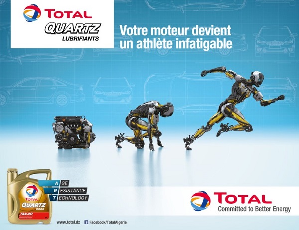 “RobotQuartz IV” pour les lubrifiants TOTAL QUARTZ