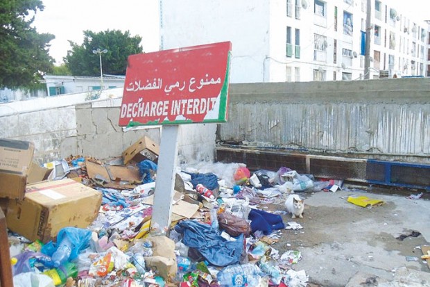 Bordj Menaiel (Boumerdès) : La ville croule sous les ordures