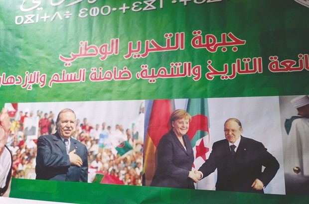Un portrait de Bouteflika en compagnie de Merkel arboré mardi à Constantine : Aux bons souvenirs de Djamel Ould Abbès