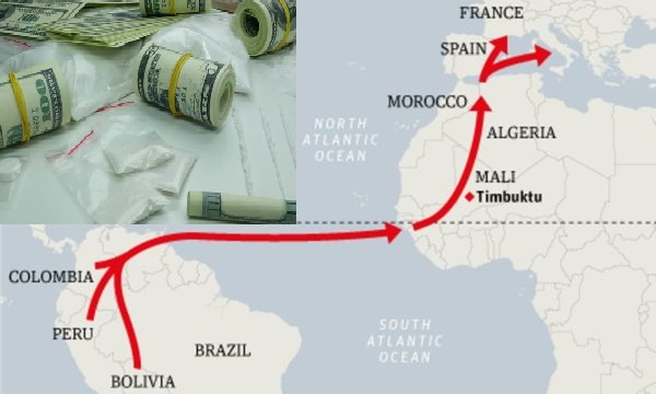 Trafic de cocaïne vers l’Europe en provenance de l’Amérique latine: Le Maghreb sur les tablettes des cartels