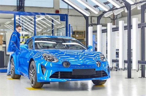 Groupe Renault : 1000 Alpine A110 moderne produites