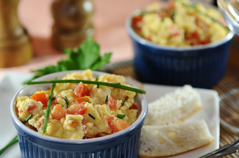 Recette: Brouillade d’œufs et croûtons