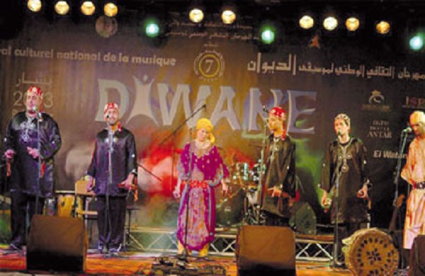 Festival culturel national de musique Diwane: le gumbri sous les feux de la rampe