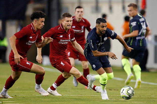 Amical : Mahrez et Man City chutent face à Liverpool. Salah buteur 52 secondes après son entrée en jeu