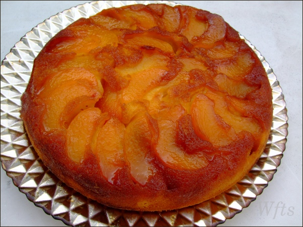 Recette: Gâteau renversé aux pêches