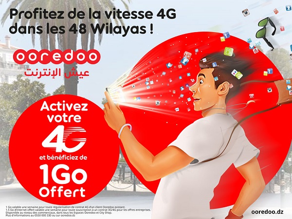 Régularisation des contrats 4G dans les 48 wilayas: Passez à la 4G et bénéficiez de 1 Go d’Internet gratuitement