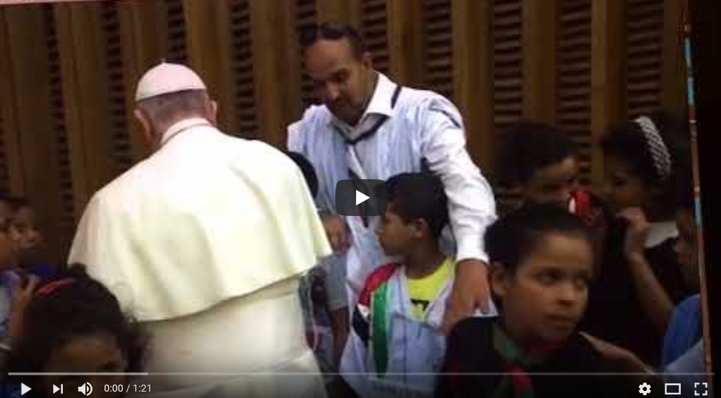 Vidéo: Des enfants sahraouis au siège du Vatican !