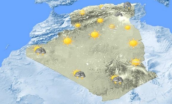 Des pluies orageuses sur les wilayas côtières et intérieures de l&rsquo;est du pays jusqu&rsquo;à 18h