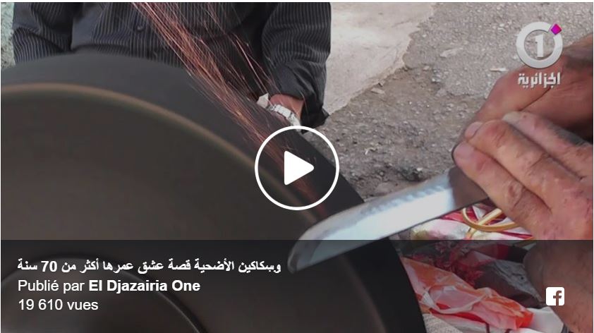 Vidéo: rencontre avec Aami Mohamed, rémouleur de couteaux à Constantine depuis 70 ans