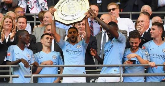 Riyad Mahrez remporte son premier titre avec Manchester City