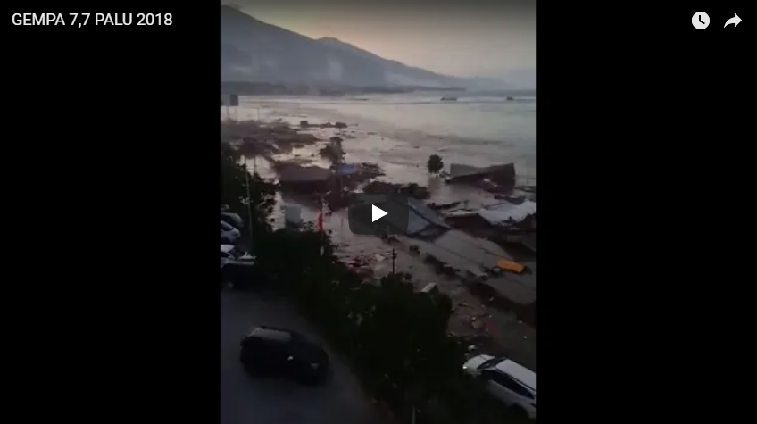 Indonésie : l’île de Célèbes frappée par un tsunami après un fort séisme de magnitude 7,5 (vidéo)