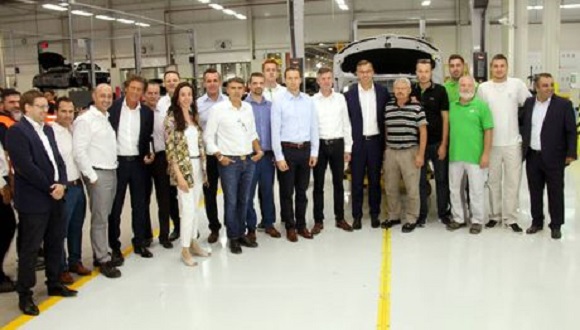Sovac Production S.P.A. : Visite d’Alain Favey, membre du directoire de la marque Skoda, en charge des ventes et du marketing