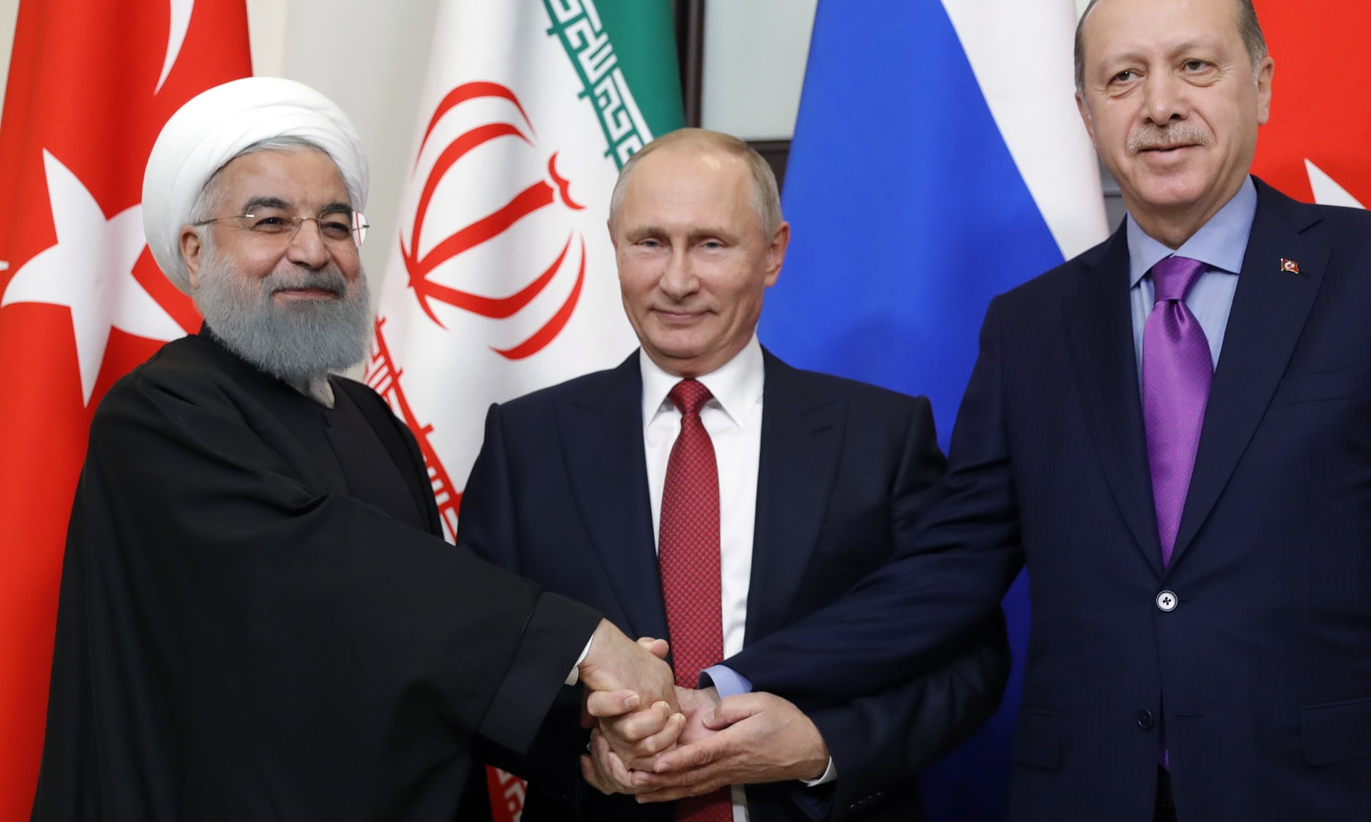 Poutine, Rohani et Erdogan se retrouvent demain à Téhéran: Pourquoi Idlib doit être libéré