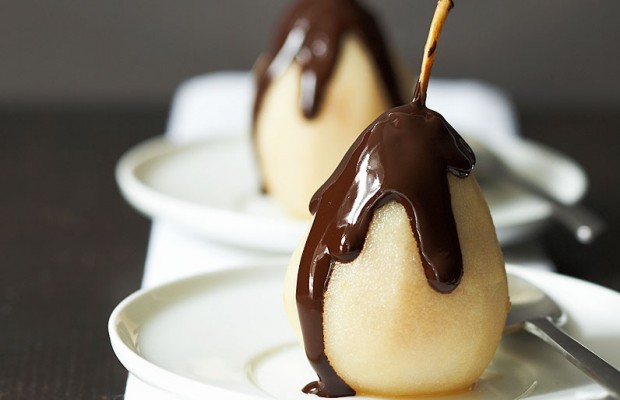 Papillotes poire-chocolat