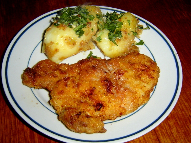 Recette: Poulet pané farci aux herbes