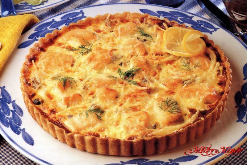 Recette: Quiche aux fruits de mer