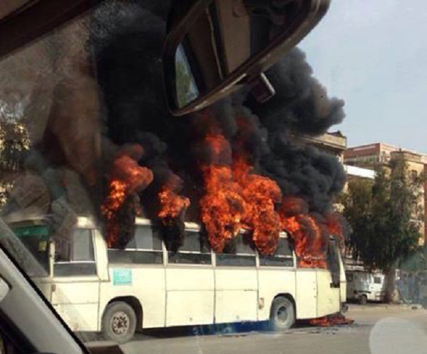 Béjaïa Un bus de transport urbain de voyageurs prend feu