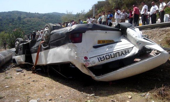 Accidents de la route: 12 personnes décédées et 314 autres blessées en une semaine