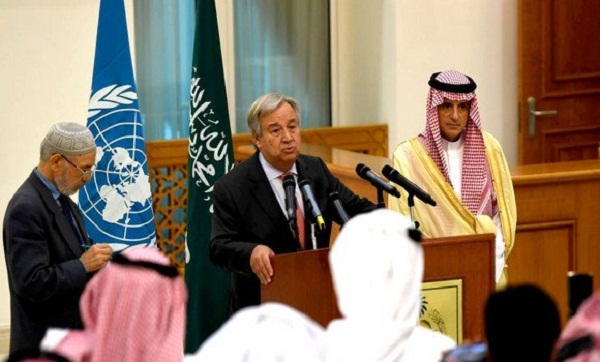 Guterres assiste à la signature d&rsquo;un accord de paix entre l&rsquo;Ethiopie et l&rsquo;Erythrée