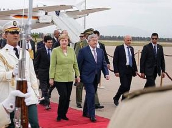 La chancelière Allemande débute une visite officielle en Algérie