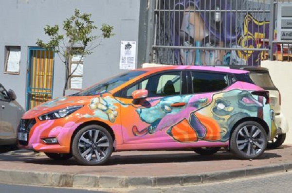 Insolite : La Nissan Micra se transforme en art-car