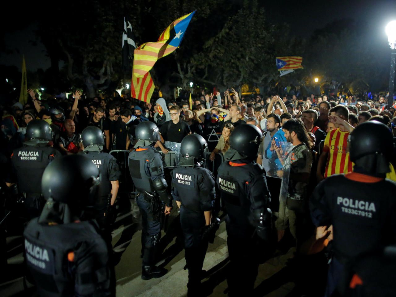 Catalogne : échauffourées entre séparatistes et la police espagnole