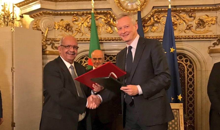 Algérie-France : signature d&rsquo;une déclaration d&rsquo;intention pour la création d&rsquo;un fonds d&rsquo;investissement bilatéral