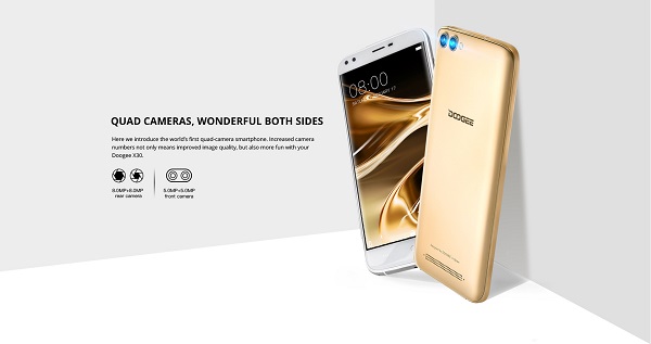 Doogee Annonce l’arrivé de deux nouveaux venus sur le marché du Smartphone : Le X55 et le X30