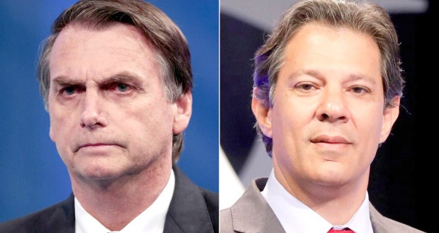 Présidentielle au Brésil: Duel incertain Bolsonaro-Haddad au 2e tour