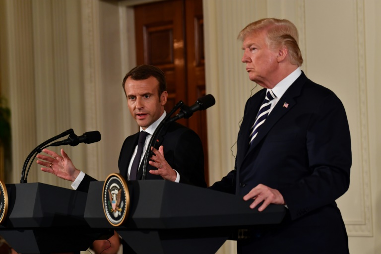 Macron et Trump se coordonnent sur la Syrie