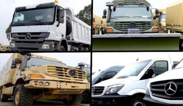 Industrie militaire: livraison de 508 véhicules Mercedes-Benz multifonctions